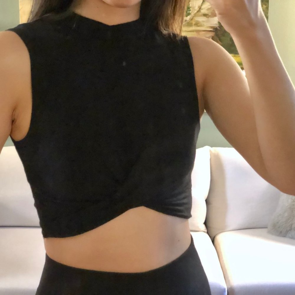 Topshop Twist Crop Top